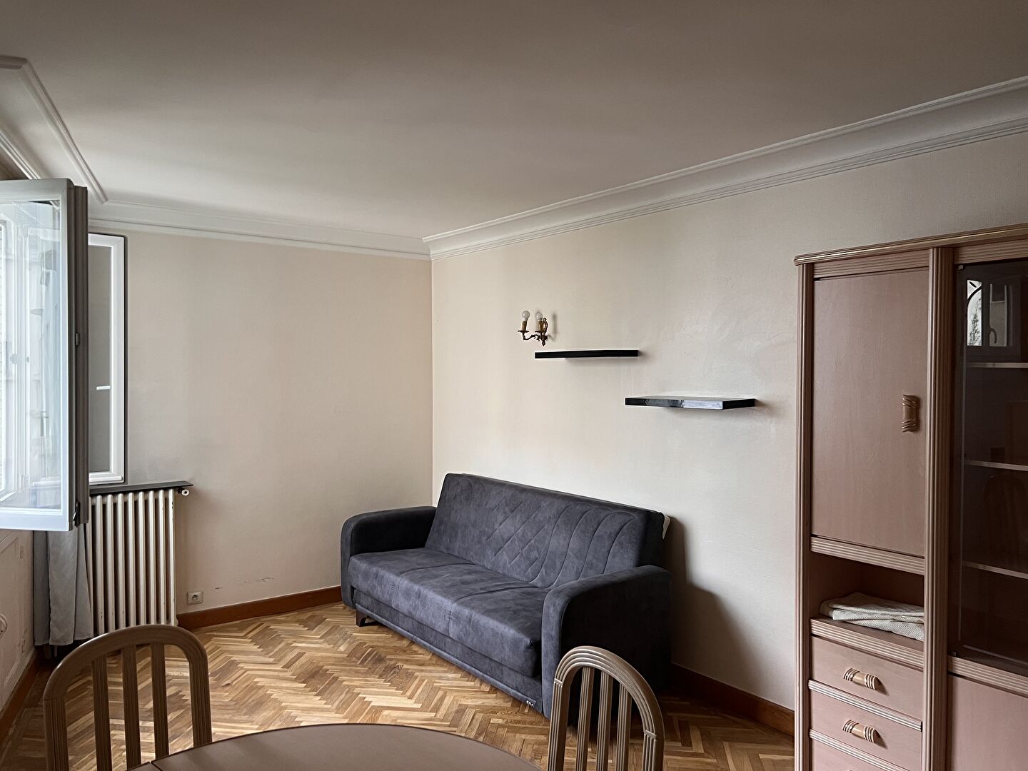 Pièce de vie d'un appartement récemment proposé par Les Toits de Boulogne